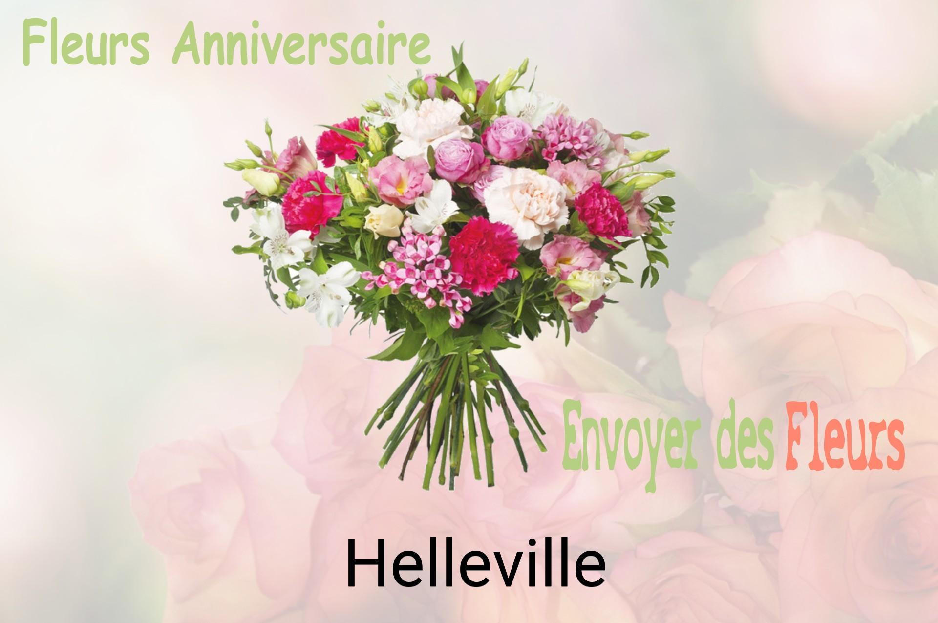 Bouquet de fleurs d’anniversaire livré à Helleville